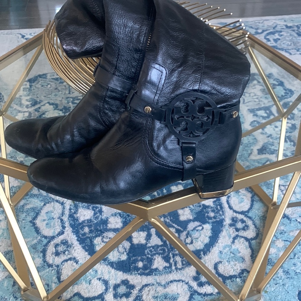 Tory Burch leather boots - Picture 2 of 4